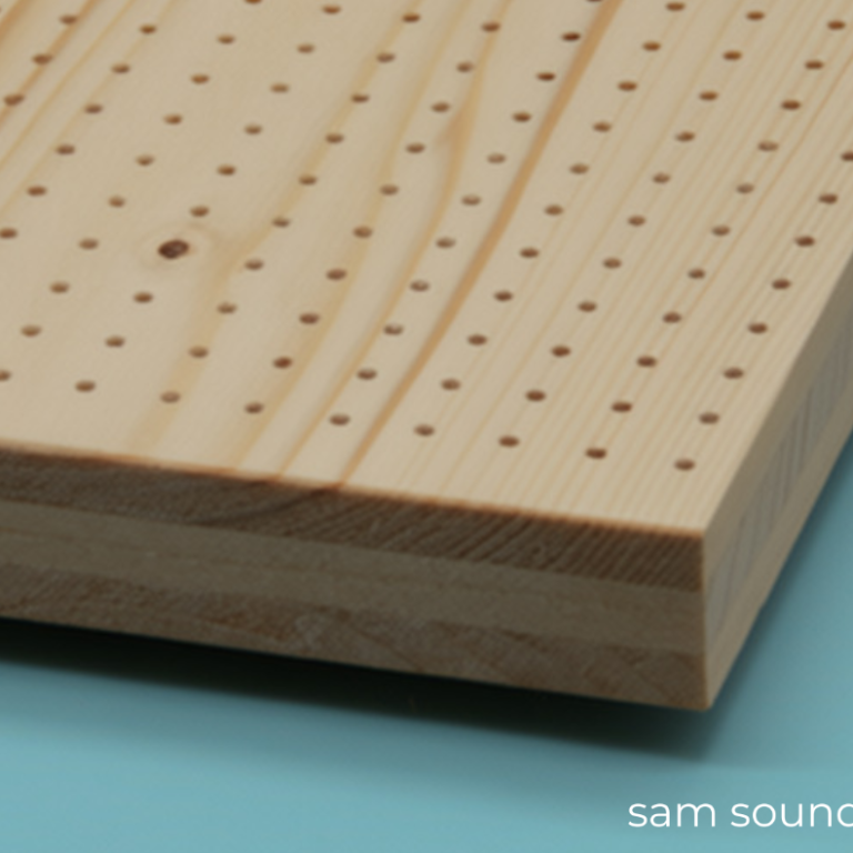 Akustikpaneele Fichte 3S Akustikpaneele aus Fichte 3S mit Microperforierung